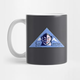 Bhutan Postage Stamp - Yeti / Abominable Snowman Mug